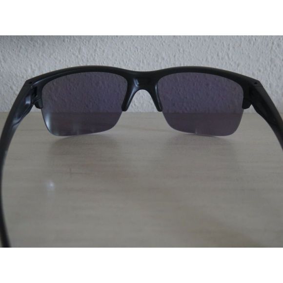 Oakley OO9316-09 Men's Thinlink Matte Black Frame Jade/Green Iridium Sunglasses - Picture 7 of 11